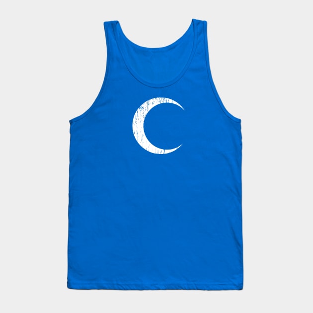 Moon Knight logo Crescent Moon distressed Tank Top by hauntedjack